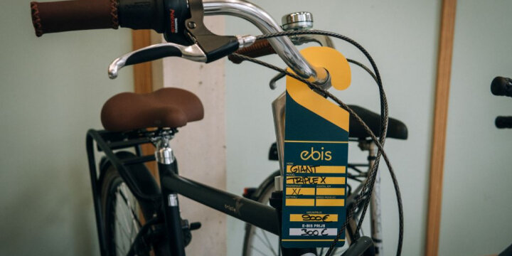 Tweedehandsfiets met ebis bike pass.